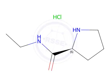 Chemical structure of H-Pro-NHEt Hydrochloride