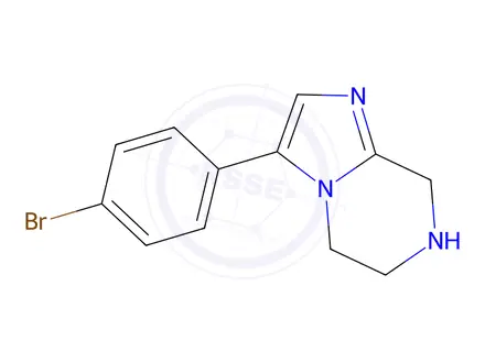 Chemical structure of 3-(4-Bromophenyl)-5,6,7,8-tetrahydroimidazo[1,2-a]pyrazine