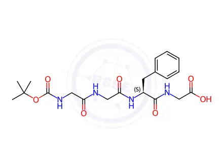 Chemical structure of Boc-Gly-Gly-Phe-Gly-OH