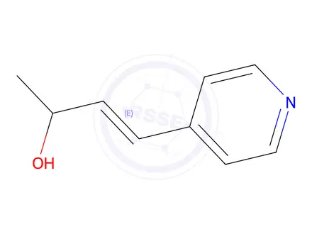 Chemical structure of 4-(pyridin-4-yl)but-3-en-2-ol