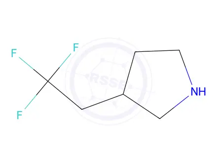 Chemical structure of 3-(2,2,2-Trifluoroethyl)pyrrolidine