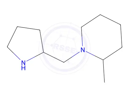 Chemical structure of 2-Methyl-1-(2-pyrrolidinylmethyl)piperidine