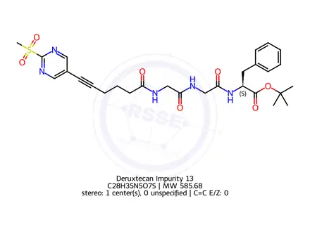 Chemical structure of Deruxtecan Impurity 13