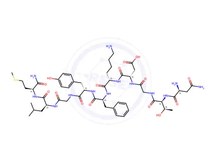 Chemical structure of sialokinin I