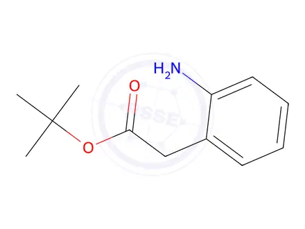 Chemical structure of tert-butyl 2-(2-aminophenyl)acetate