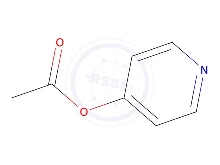 Chemical structure of 4-ACETOXYPYRIDINE