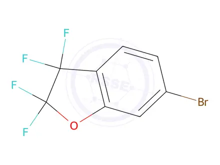 Chemical structure of 6-Bromo-2,2,3,3-tetrafluoro-2,3-dihydrobenzofuran