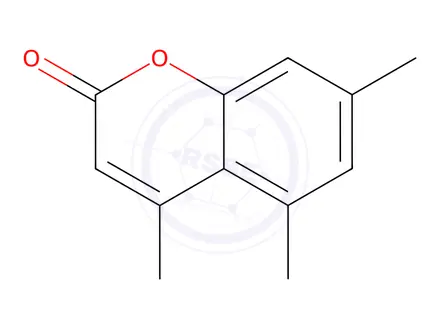 Chemical structure of 4,5,7-Trimethylcoumarin