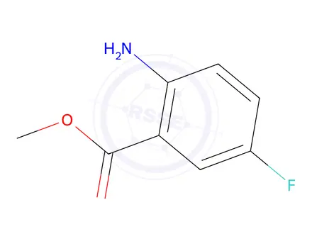 Chemical structure of Methyl 2-amino-5-fluorobenzoate