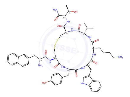 Chemical structure of Lanreotide
