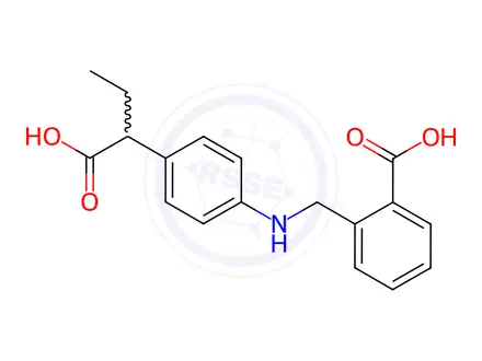 Chemical structure of Indobufen Impurity 105