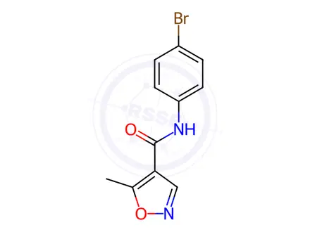 Chemical structure of N-(4-Bromophenyl)-5-methylisoxazole-4-carboxamide