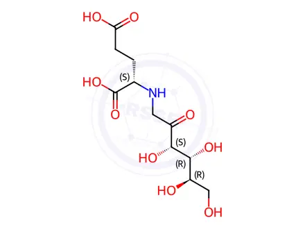 Chemical structure of Fructose-glutamic Acid