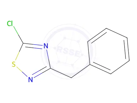 Chemical structure of 3-benzyl-5-chloro-1,2,4-thiadiazole