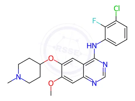 Chemical structure of Sapitinib Impurity 65