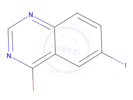 Chemical structure of 6-Iodoquinazolin-4-one