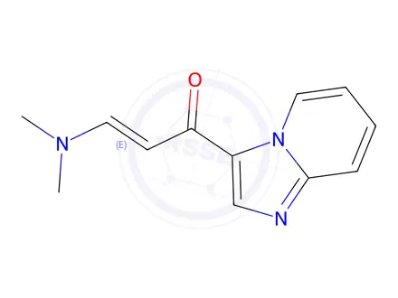 Chemical structure of (E)-3-(Dimethylamino)-1-(3-imidazo[1,2-a]pyridyl)-2-propen-1-one