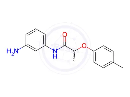 Chemical structure of N-(3-Aminophenyl)-2-(4-methylphenoxy)propanamide