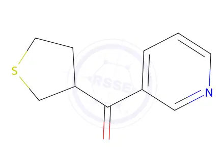 Chemical structure of pyridin-3-yl(tetrahydrothiophen-3-yl)methanone