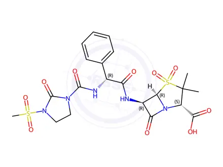 Chemical structure of Mezlocillin Impurity 24
