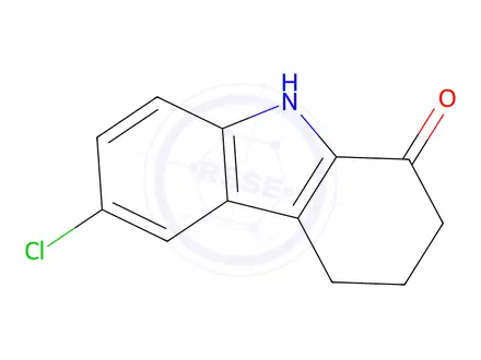 Chemical structure of 6-Chloro-2,3,4,9-tetrahydro-1H-carbazol-1-one