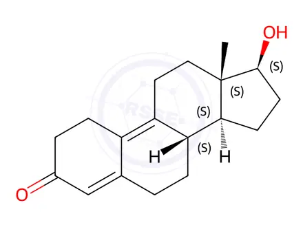 Chemical structure of 9,10-Dehydro-19-nortestosterone