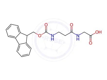 Chemical structure of Fmoc-β-Ala-Gly-OH