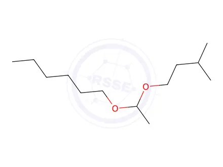Chemical structure of 1-HEXYLOXY-1-ISOPENTYLOXYETHANE