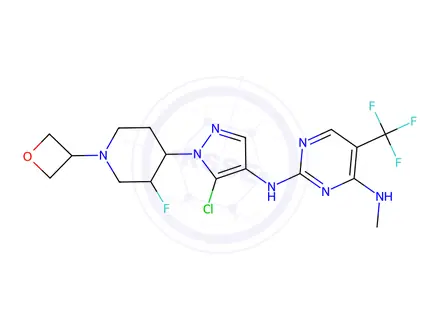 Chemical structure of GNE-9605