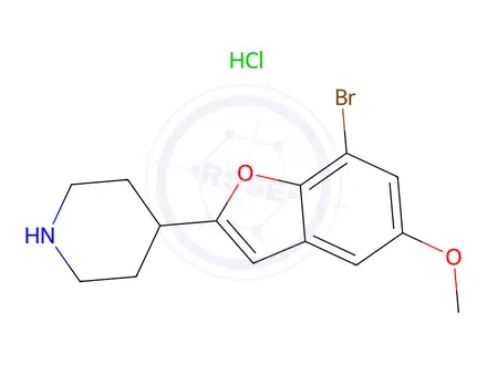 Chemical structure of Brofaromine