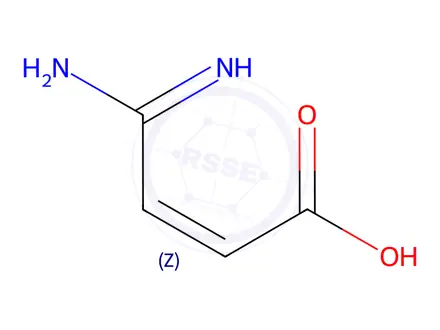 Chemical structure of (3Z)-3-Amidinoacrylic acid