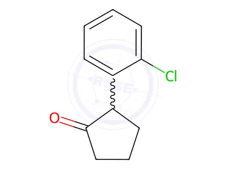 Chemical structure of 2-(2-Chlorophenyl)cyclopentan-1-one