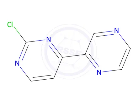 Chemical structure of 2-Chloro-4-(pyrazin-2-yl)pyrimidine