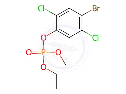 Chemical structure of Bromophos-ethyl-oxon