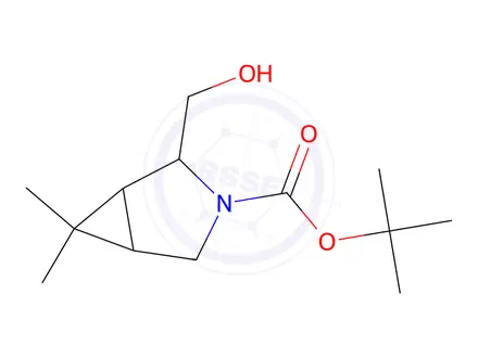 Chemical structure of Tert-butyl 2-(hydroxymethyl)-6,6-dimethyl-3-azabicyclo[3.1.0]Hexane-3-carboxylate