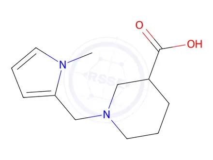 Chemical structure of 1-[(1-methyl-1h-pyrrol-2-yl)methyl]piperidine-3-carboxylic acid