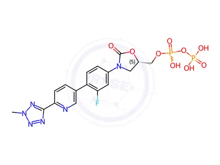 Chemical structure of Tedizolid Pyrophosphate Ester