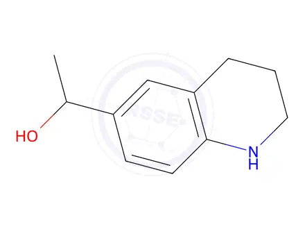 Chemical structure of 1-(1,2,3,4-Tetrahydroquinolin-6-yl)ethan-1-ol