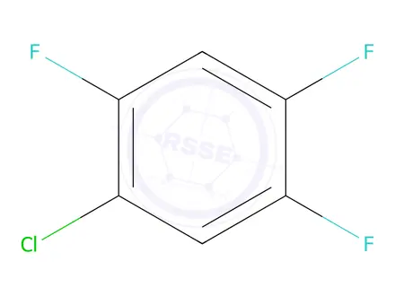 Chemical structure of 1-chloro-2,4,5-trifluorobenzene
