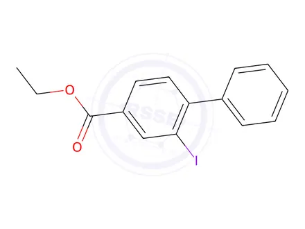 Chemical structure of Ethyl 3-iodo-4-phenylbenzoate