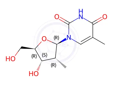 Chemical structure of Telbivudine Impurity 55