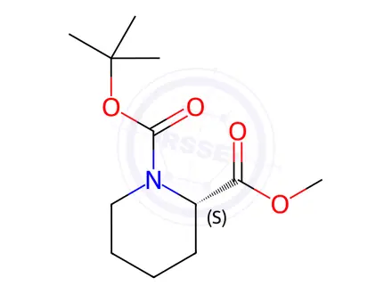 Chemical structure of (S)-tert-Butyl methyl piperidine-1,2-dicarboxylate