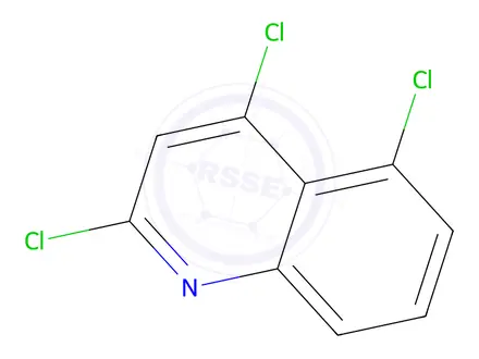 Chemical structure of 2,4,5-Trichloroquinoline