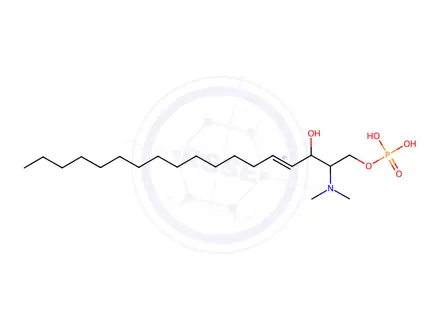 Chemical structure of N,N-dimethylsphingosine-1-phosphate