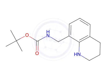 Chemical structure of tert-butyl N-(1,2,3,4-tetrahydroquinolin-8-ylmethyl)carbamate