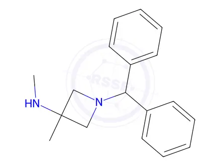 Chemical structure of 1-(DIPHENYLMETHYL)-N,3-DIMETHYL-3-AZETIDINAMINE