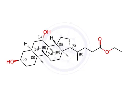 Chemical structure of Ursodeoxycholic Acid Impurity 27