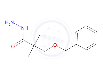 Chemical structure of 3-(Benzyloxy)-2,2-dimethylpropanehydrazide