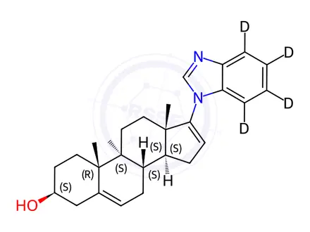 Chemical structure of Galeterone-d4