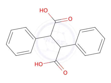 Chemical structure of (2S,3S)-2,3-Diphenylsuccinic Acid